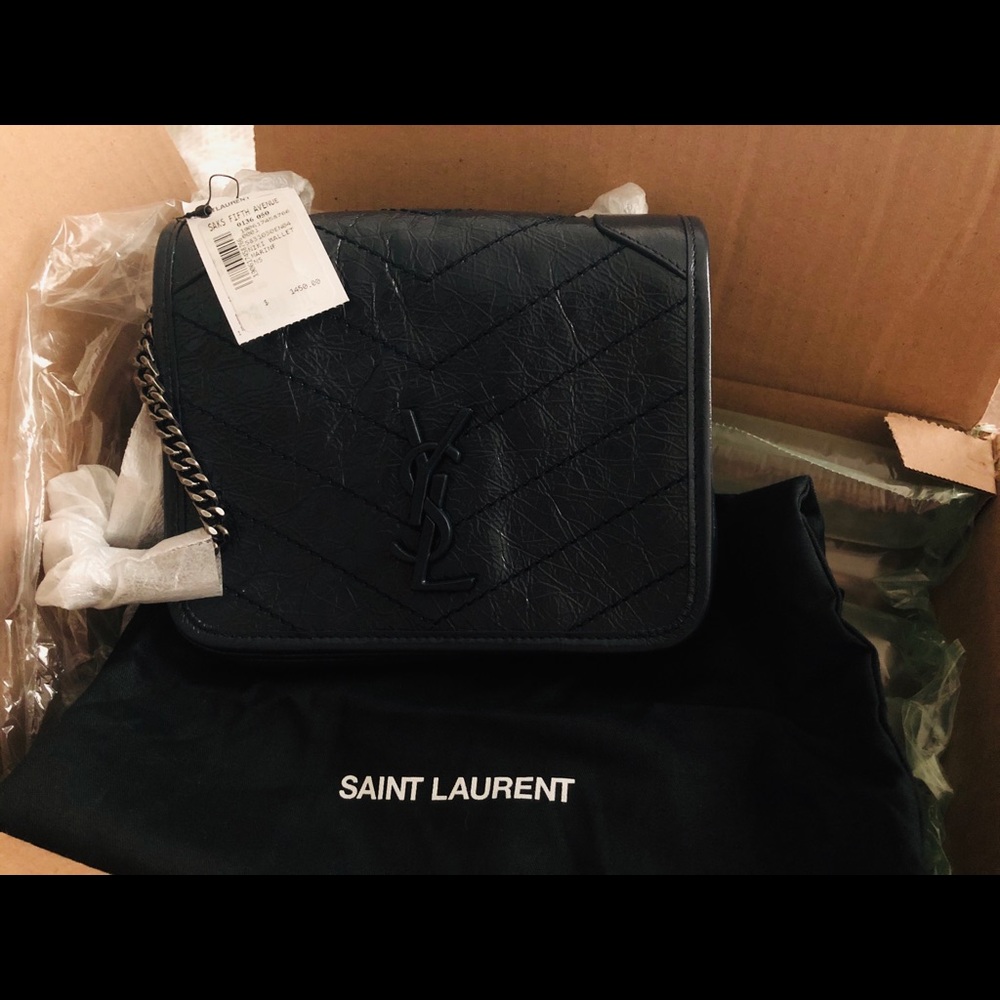 YSL mini niki leather crossbody bag